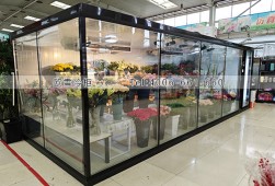 冷庫設(shè)計-河北唐山花卉市場小型玻璃冷庫安裝